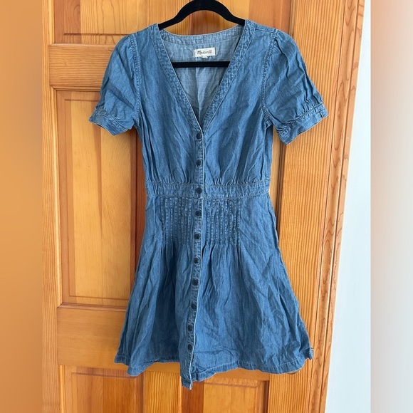 Madewell Denim Daylily Chambray Dress - Picture 3 of 6